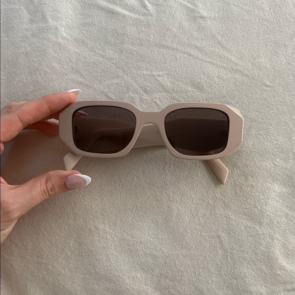 Prada Taupe Designer Sunglasses